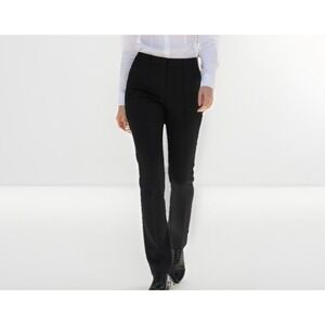 NWT Adrianna Papell Kate Fit 6 Black Bi-Stretch Trouser Pants $99 Preppy Career